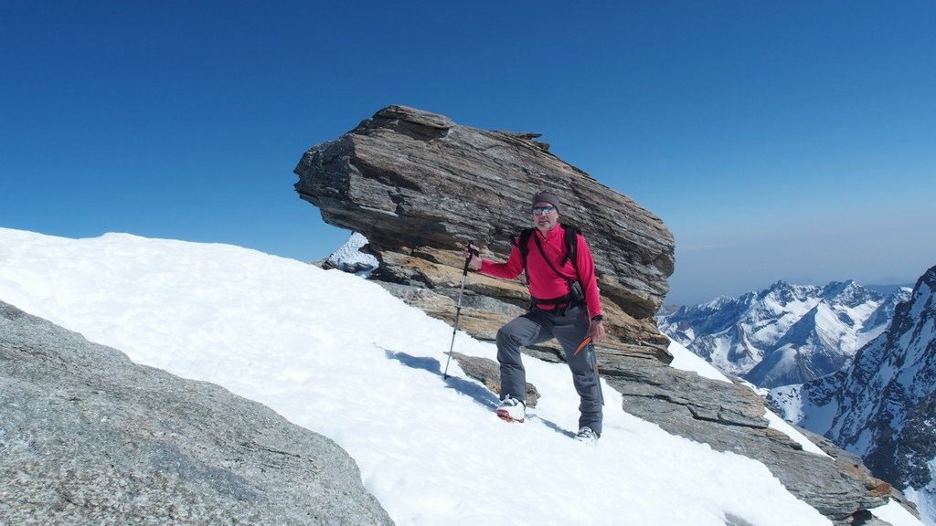 Gipfel der Ouille d’Arbéron, Haute Maurienne, F. Chregu. 25.3.2019